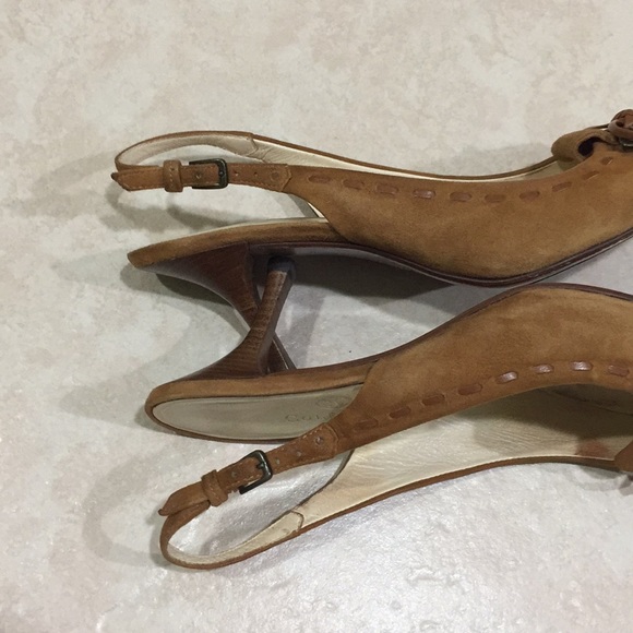 Cole Haan Suede Slingback Heels - Picture 5 of 8